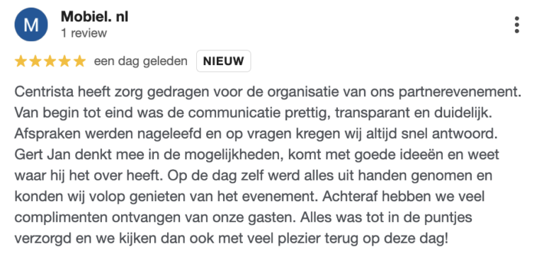 organisatie relatieevent